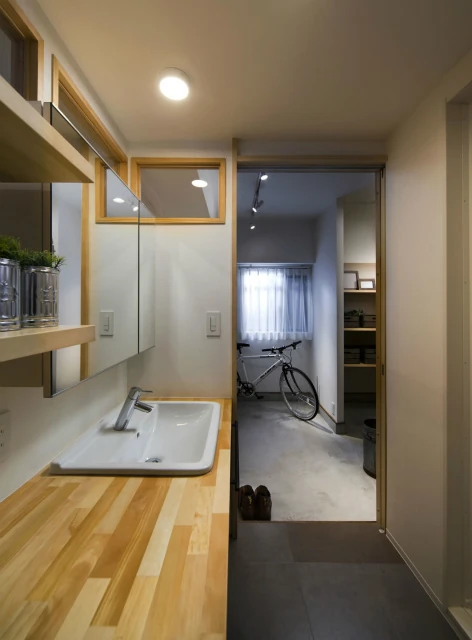 素材が主張する住まい／施工後の住まい